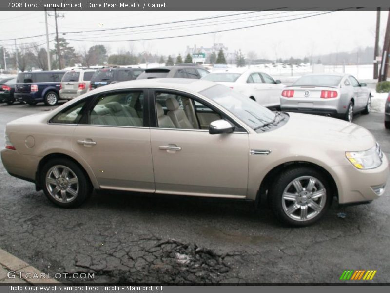 Dune Pearl Metallic / Camel 2008 Ford Taurus Limited