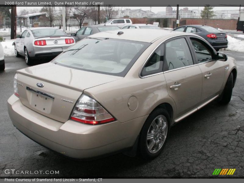 Dune Pearl Metallic / Camel 2008 Ford Taurus Limited