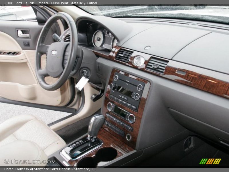 Dune Pearl Metallic / Camel 2008 Ford Taurus Limited