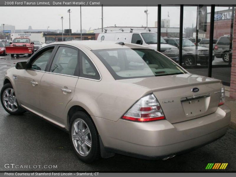 Dune Pearl Metallic / Camel 2008 Ford Taurus Limited