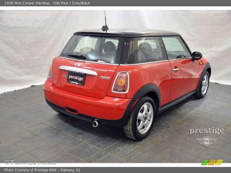 Chili Red / Grey/Black 2008 Mini Cooper Hardtop