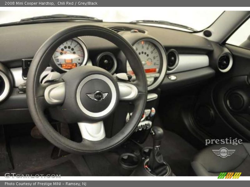 Chili Red / Grey/Black 2008 Mini Cooper Hardtop