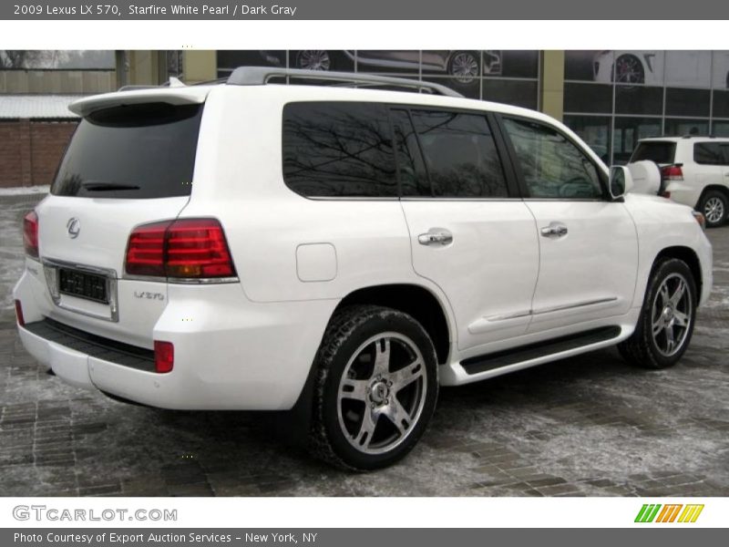 Starfire White Pearl / Dark Gray 2009 Lexus LX 570