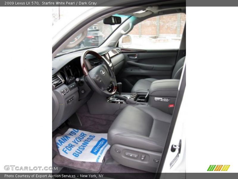 Starfire White Pearl / Dark Gray 2009 Lexus LX 570
