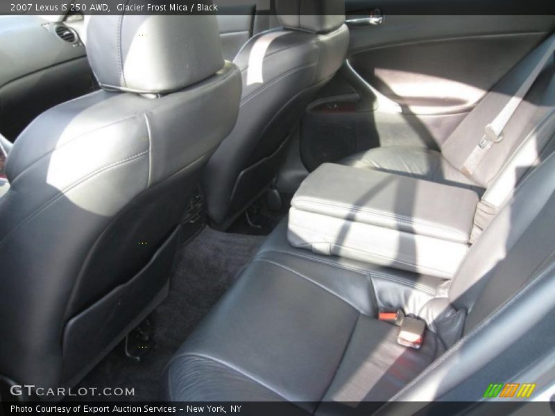 Glacier Frost Mica / Black 2007 Lexus IS 250 AWD