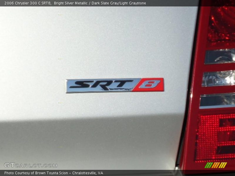 Bright Silver Metallic / Dark Slate Gray/Light Graystone 2006 Chrysler 300 C SRT8