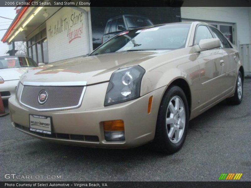 Sand Storm / Ebony 2006 Cadillac CTS Sedan