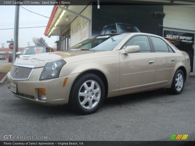 Sand Storm / Ebony 2006 Cadillac CTS Sedan