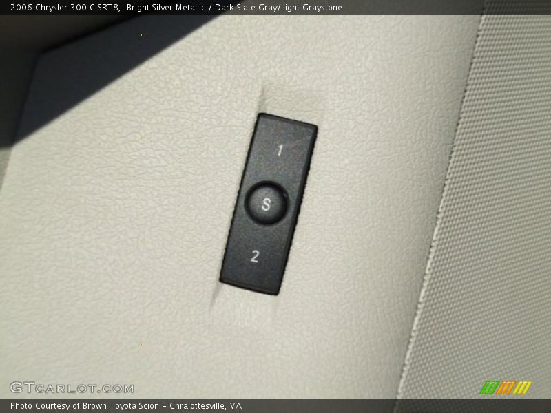 Bright Silver Metallic / Dark Slate Gray/Light Graystone 2006 Chrysler 300 C SRT8