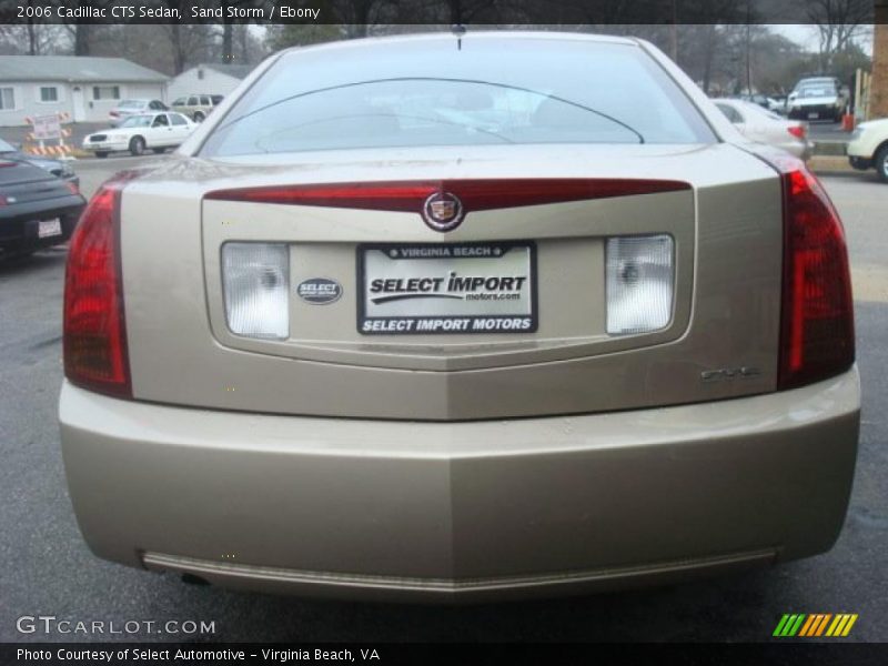 Sand Storm / Ebony 2006 Cadillac CTS Sedan