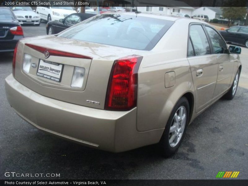 Sand Storm / Ebony 2006 Cadillac CTS Sedan