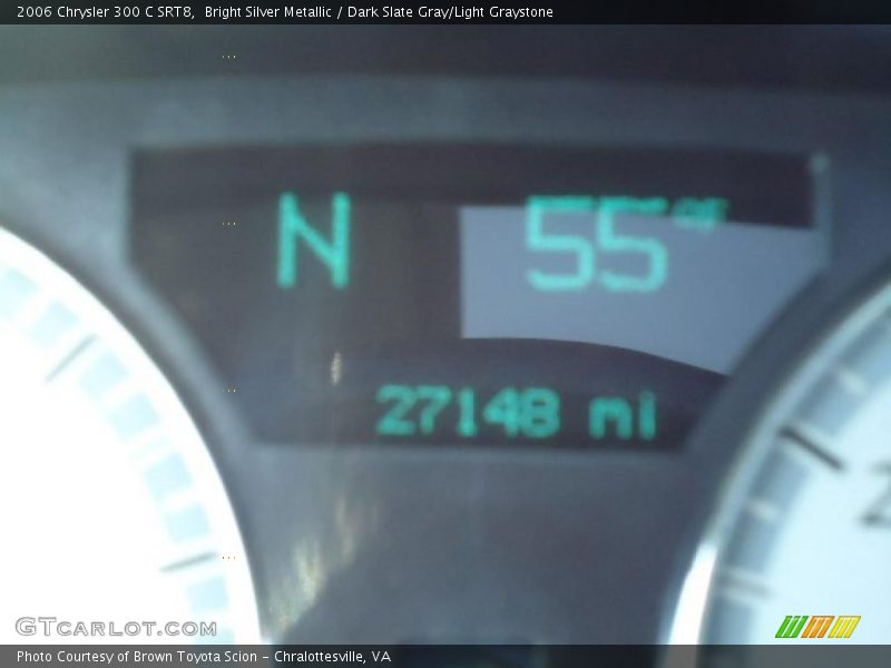 Bright Silver Metallic / Dark Slate Gray/Light Graystone 2006 Chrysler 300 C SRT8