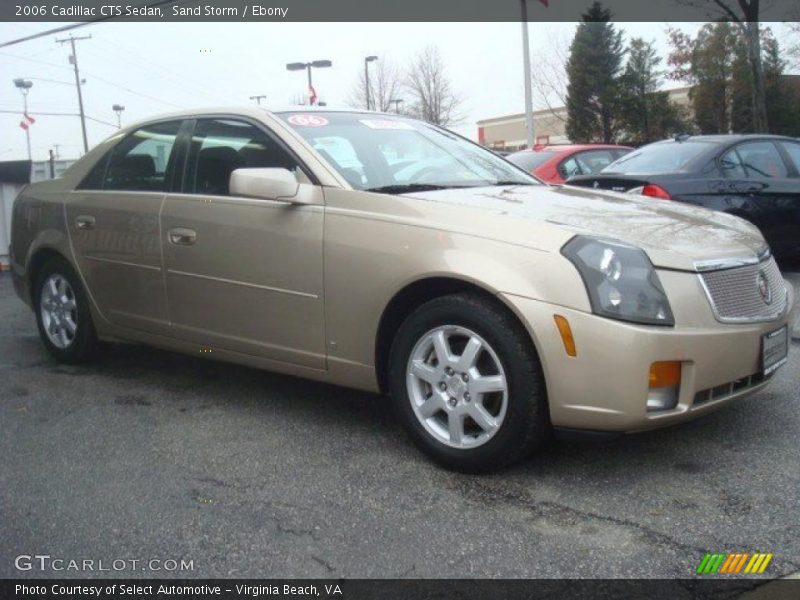 Sand Storm / Ebony 2006 Cadillac CTS Sedan