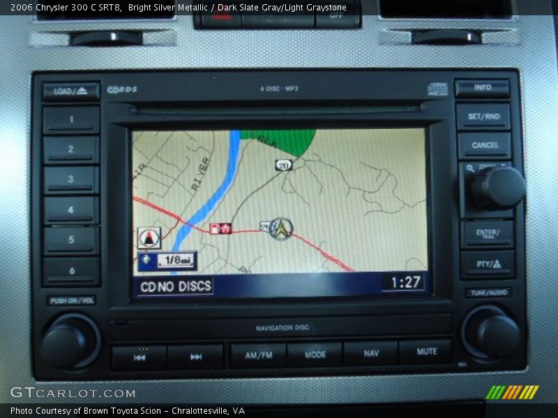 Bright Silver Metallic / Dark Slate Gray/Light Graystone 2006 Chrysler 300 C SRT8