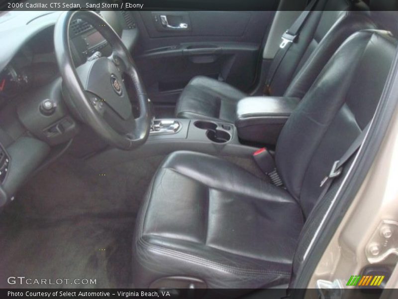 Sand Storm / Ebony 2006 Cadillac CTS Sedan