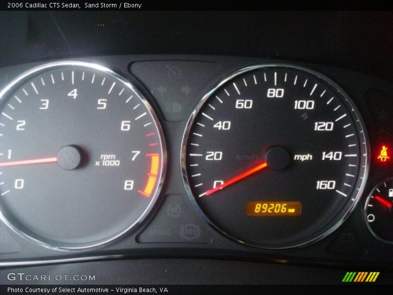 Sand Storm / Ebony 2006 Cadillac CTS Sedan