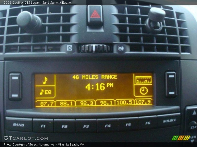 Sand Storm / Ebony 2006 Cadillac CTS Sedan