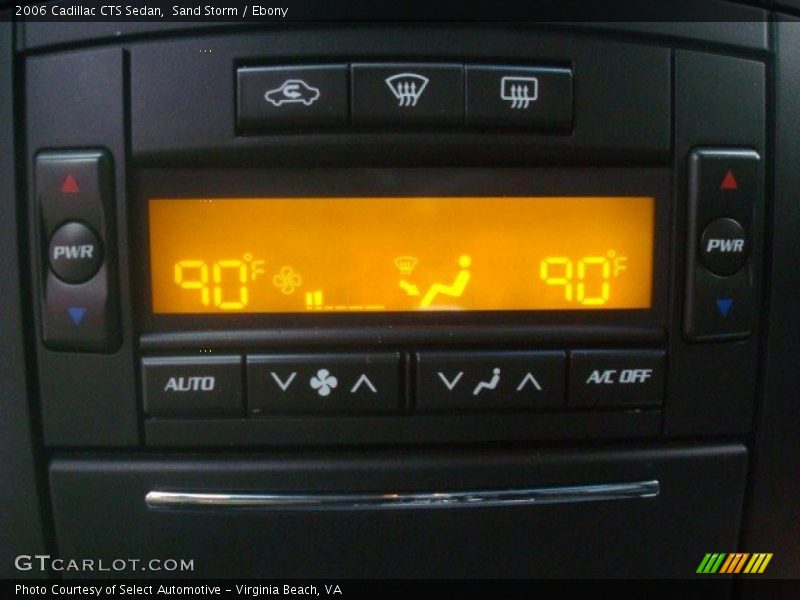 Sand Storm / Ebony 2006 Cadillac CTS Sedan