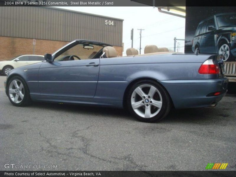 Steel Blue Metallic / Sand 2004 BMW 3 Series 325i Convertible