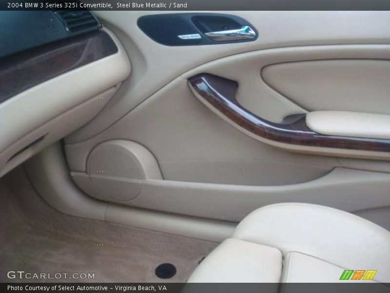 Steel Blue Metallic / Sand 2004 BMW 3 Series 325i Convertible