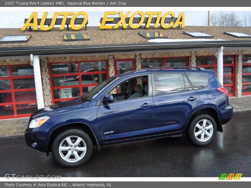 Nautical Blue Metallic / Ash Gray 2007 Toyota RAV4 Limited 4WD