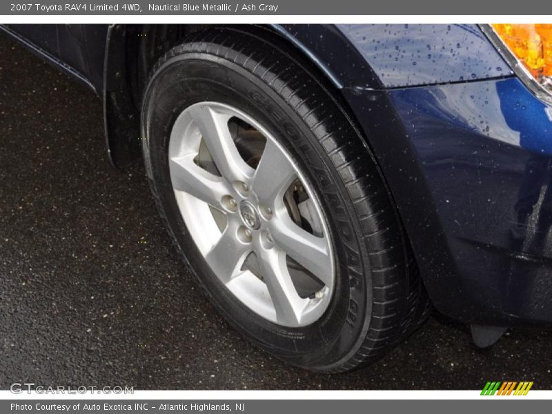 Nautical Blue Metallic / Ash Gray 2007 Toyota RAV4 Limited 4WD