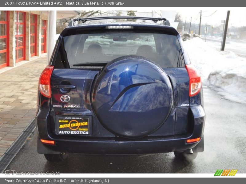 Nautical Blue Metallic / Ash Gray 2007 Toyota RAV4 Limited 4WD