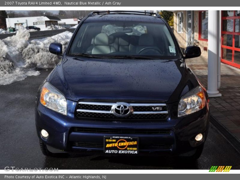 Nautical Blue Metallic / Ash Gray 2007 Toyota RAV4 Limited 4WD