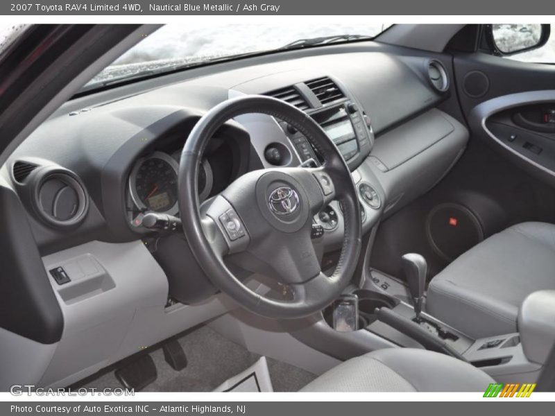 Nautical Blue Metallic / Ash Gray 2007 Toyota RAV4 Limited 4WD