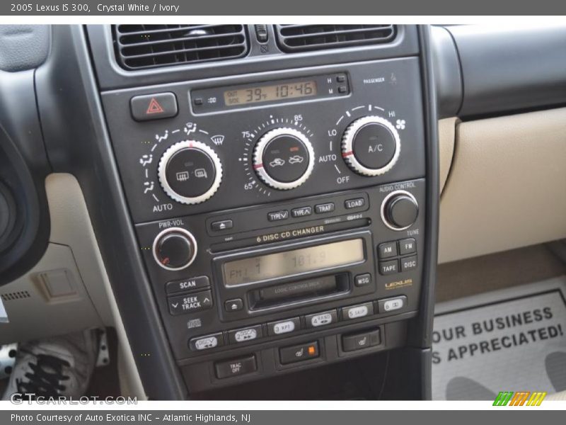 Controls of 2005 IS 300