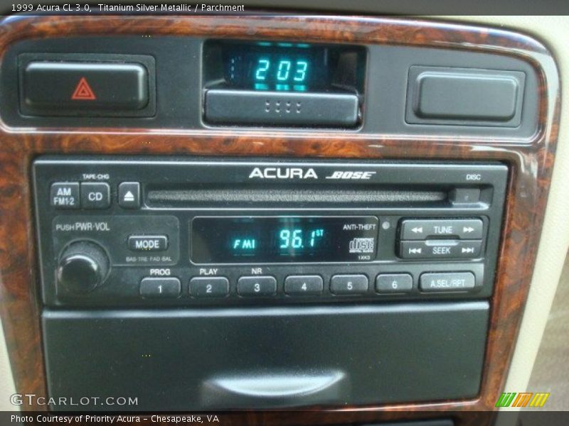 Controls of 1999 CL 3.0