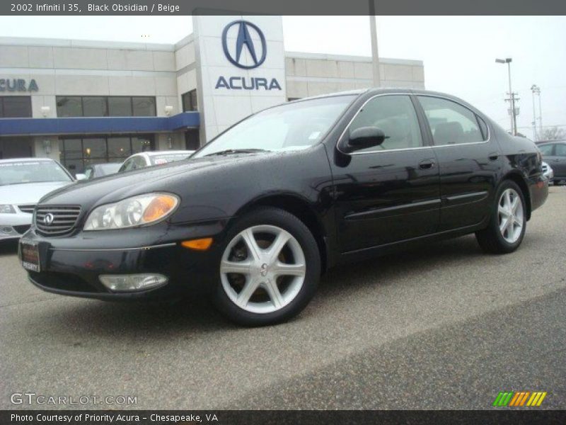 Black Obsidian / Beige 2002 Infiniti I 35