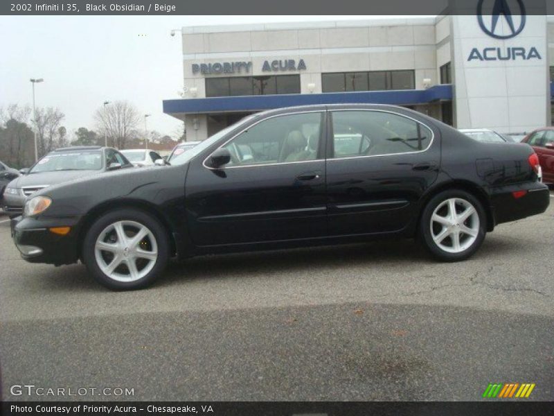 Black Obsidian / Beige 2002 Infiniti I 35