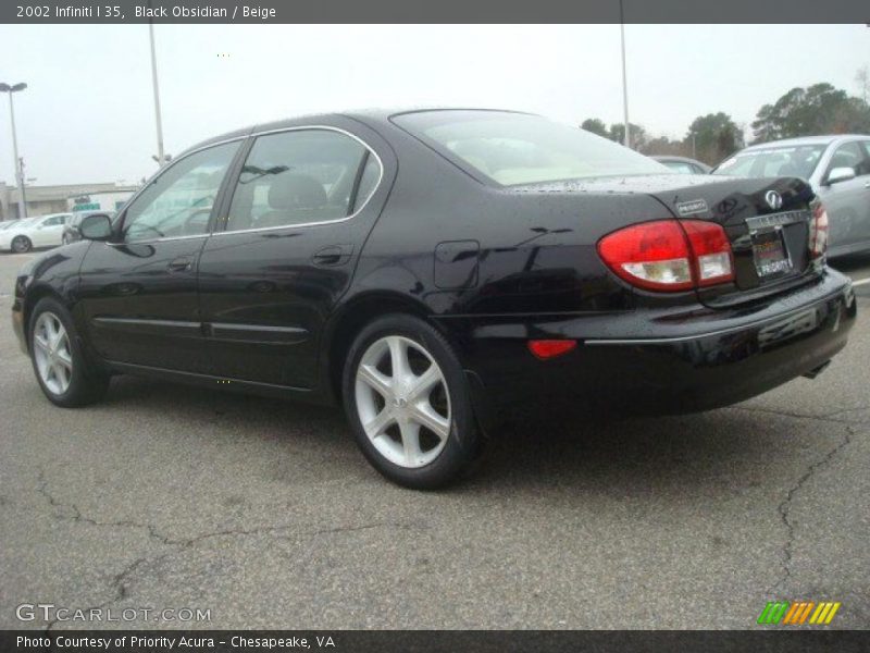 Black Obsidian / Beige 2002 Infiniti I 35