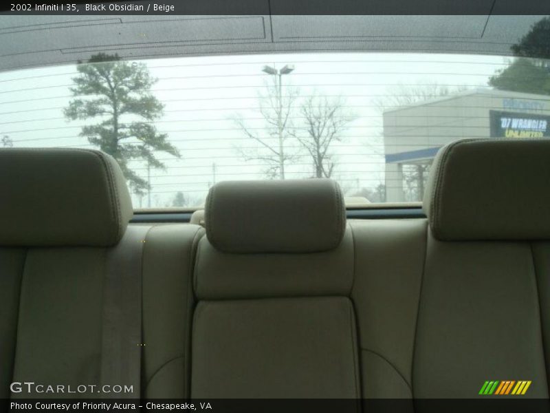 Black Obsidian / Beige 2002 Infiniti I 35