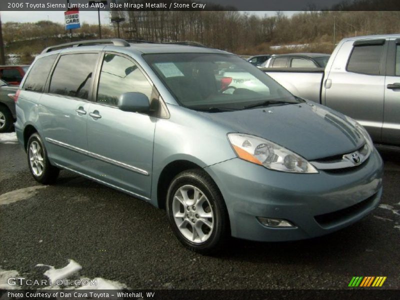 Blue Mirage Metallic / Stone Gray 2006 Toyota Sienna Limited AWD