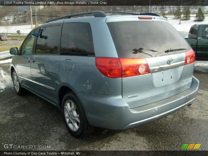 Blue Mirage Metallic / Stone Gray 2006 Toyota Sienna Limited AWD