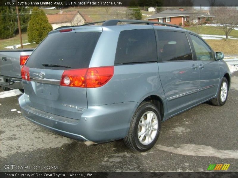 Blue Mirage Metallic / Stone Gray 2006 Toyota Sienna Limited AWD
