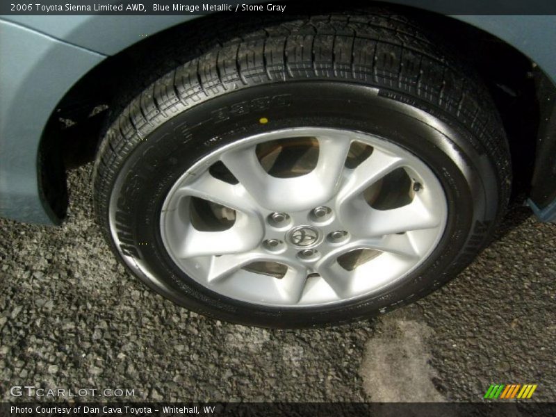 Blue Mirage Metallic / Stone Gray 2006 Toyota Sienna Limited AWD