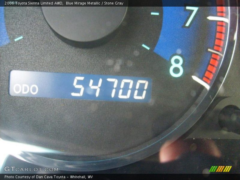 Blue Mirage Metallic / Stone Gray 2006 Toyota Sienna Limited AWD