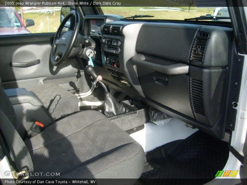 Stone White / Dark Slate Gray 2005 Jeep Wrangler Rubicon 4x4