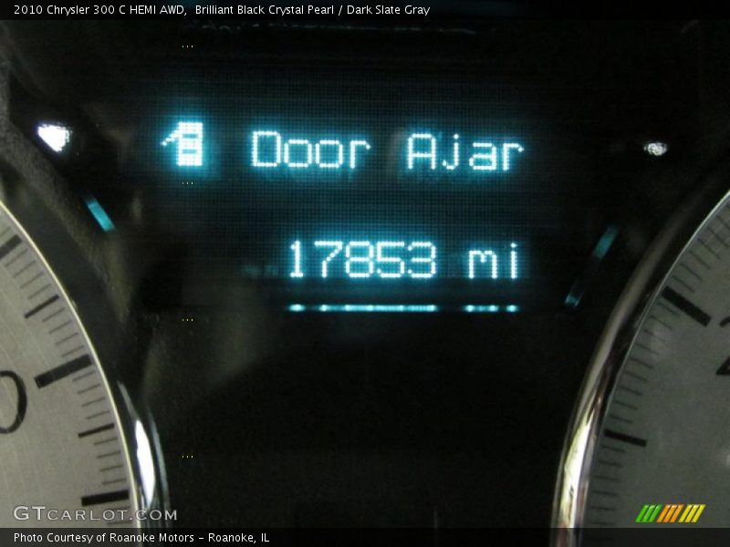 Brilliant Black Crystal Pearl / Dark Slate Gray 2010 Chrysler 300 C HEMI AWD