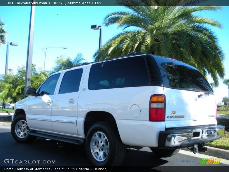 Summit White / Tan 2001 Chevrolet Suburban 1500 Z71