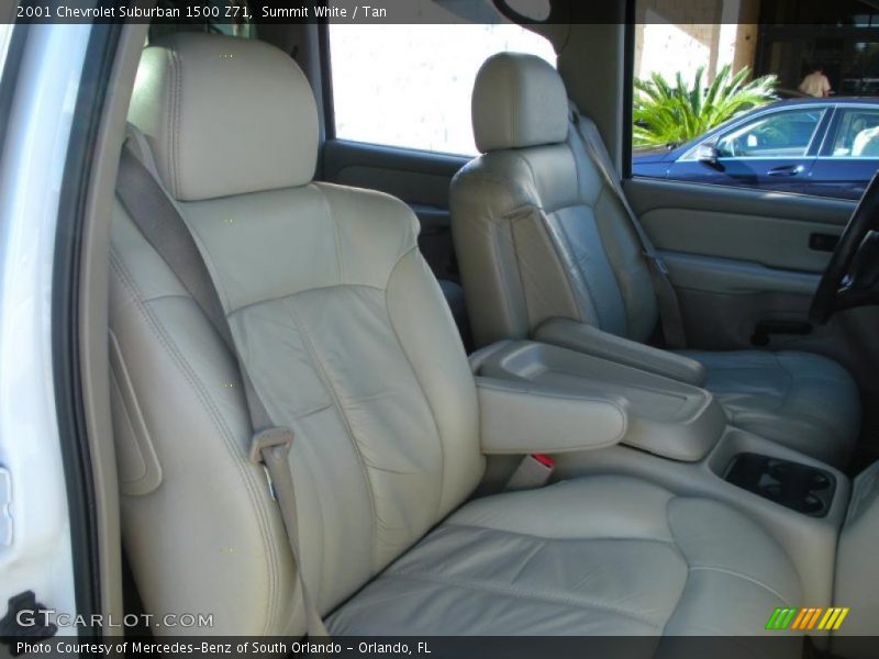 Summit White / Tan 2001 Chevrolet Suburban 1500 Z71