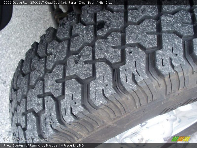 Forest Green Pearl / Mist Gray 2001 Dodge Ram 2500 SLT Quad Cab 4x4