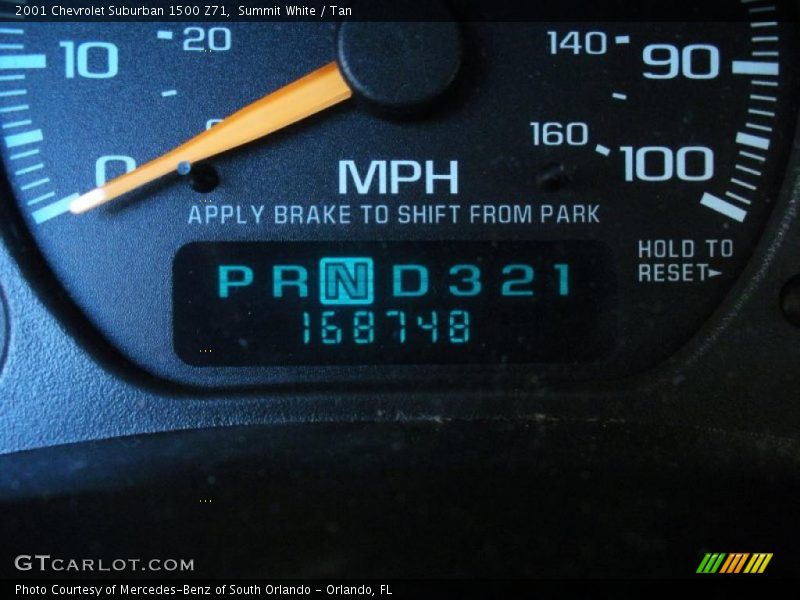 Summit White / Tan 2001 Chevrolet Suburban 1500 Z71