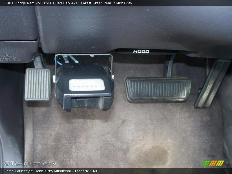 Forest Green Pearl / Mist Gray 2001 Dodge Ram 2500 SLT Quad Cab 4x4