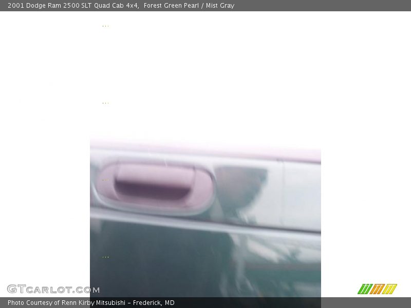 Forest Green Pearl / Mist Gray 2001 Dodge Ram 2500 SLT Quad Cab 4x4