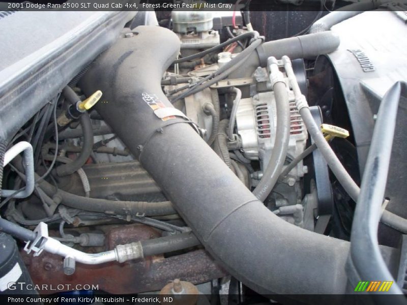  2001 Ram 2500 SLT Quad Cab 4x4 Engine - 5.9 Liter OHV 16-Valve Magnum V8
