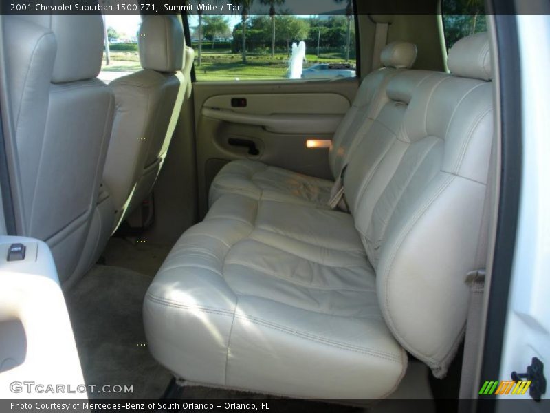 Summit White / Tan 2001 Chevrolet Suburban 1500 Z71
